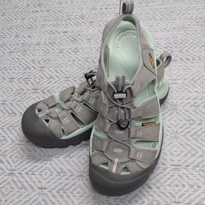 Keen Women's Sandals in Gray and Mint